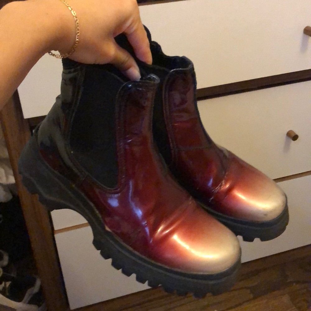 Prada Patent Boots